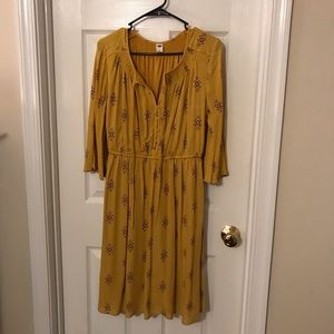 Old Navy Yellow Dress